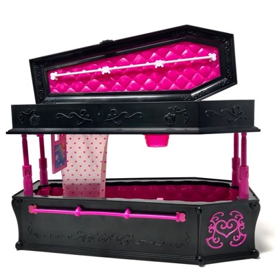 draculaura's coffin bed